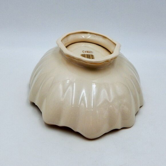 Lenox Symphony Centerpiece Bowl Scalloped Oval Serving 24K Gold Trim USA - Picture 8 of 14